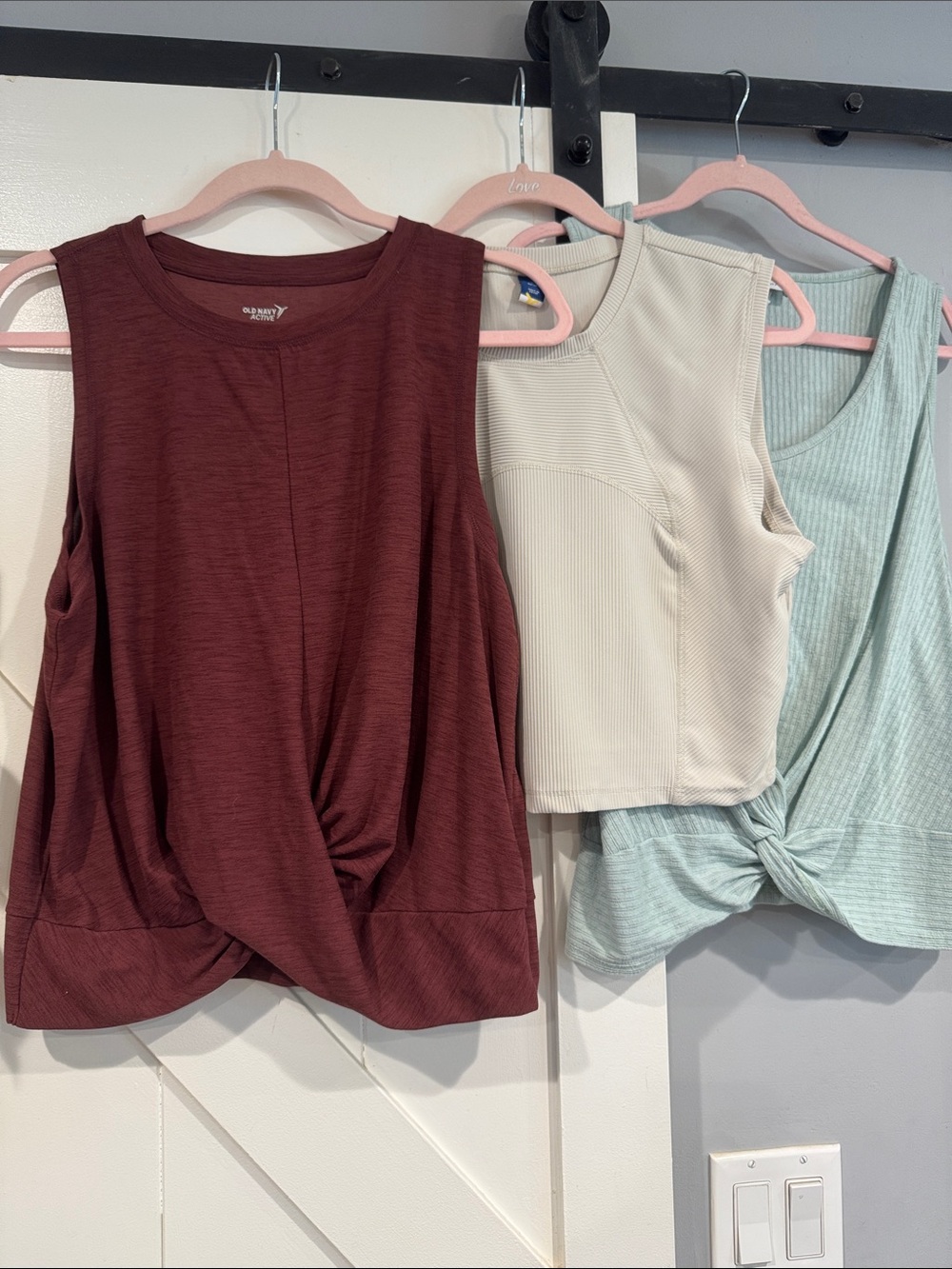 Set of three crop tops by Old Navy & HomeGirl